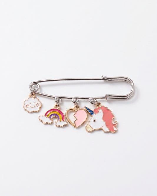 Butterfly & Pony Charm Bag Pin