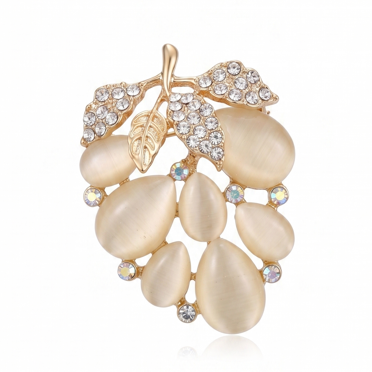Ethnic Leaf Petal brooch