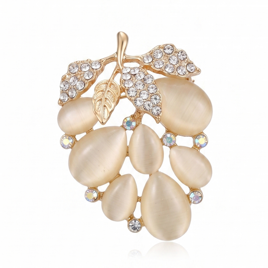 Ethnic Leaf Petal brooch