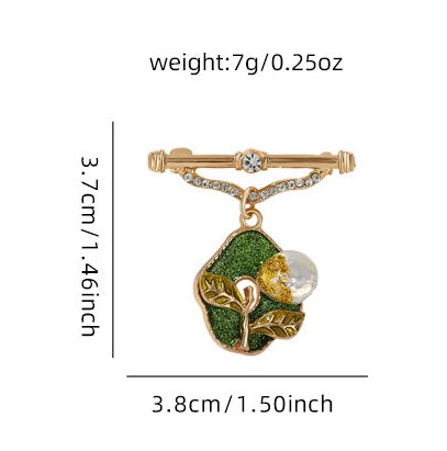 Blue and Green Label pin