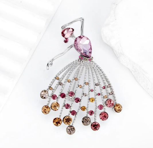 Ballroom belle brooch