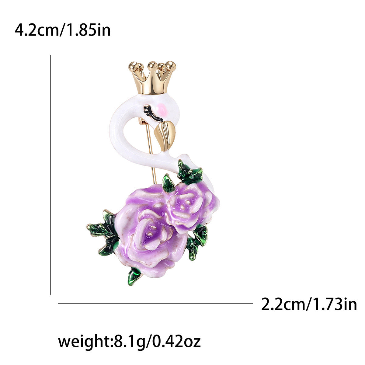 Crown Swan Purple