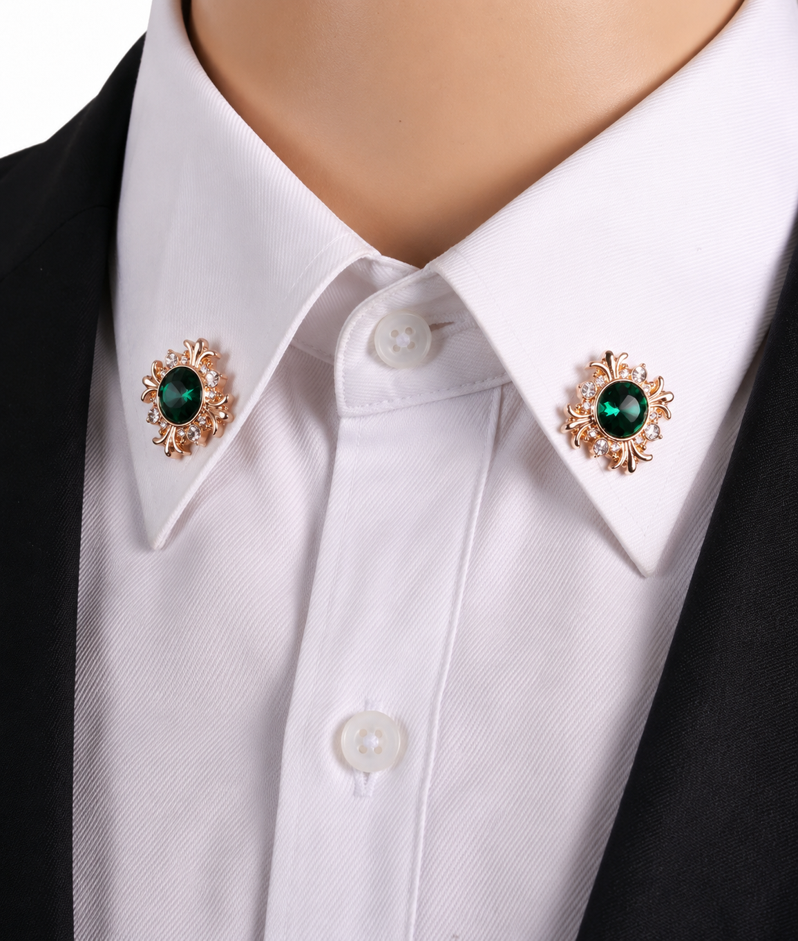 Button cuffs pair