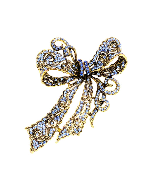 Retro Bow knot blue