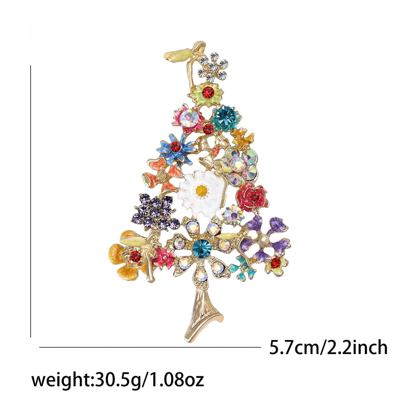 Christmas Tree brooch