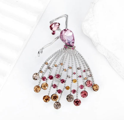 Ballroom belle brooch