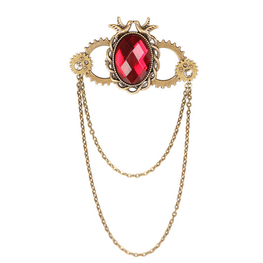 royal amber brooch