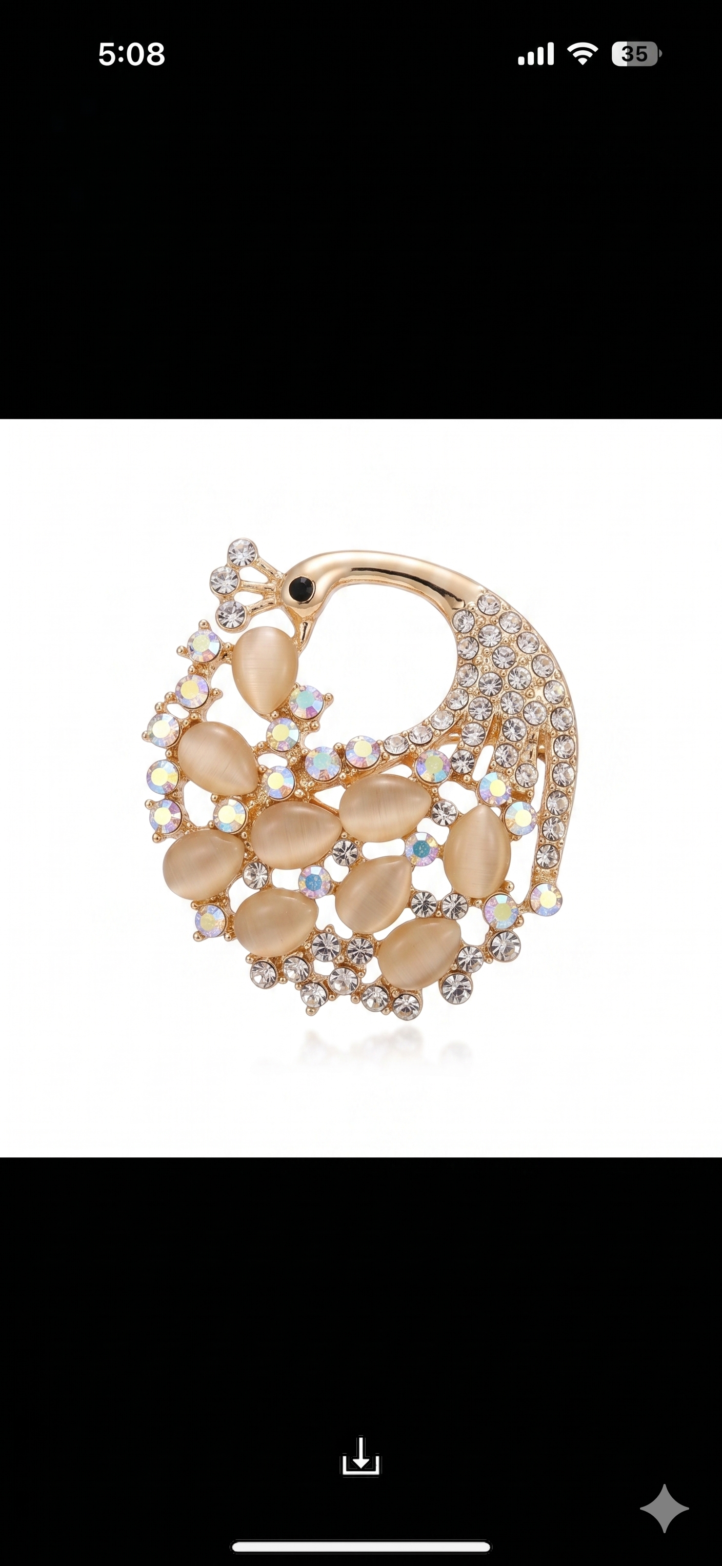 Ethnic Noor brooch