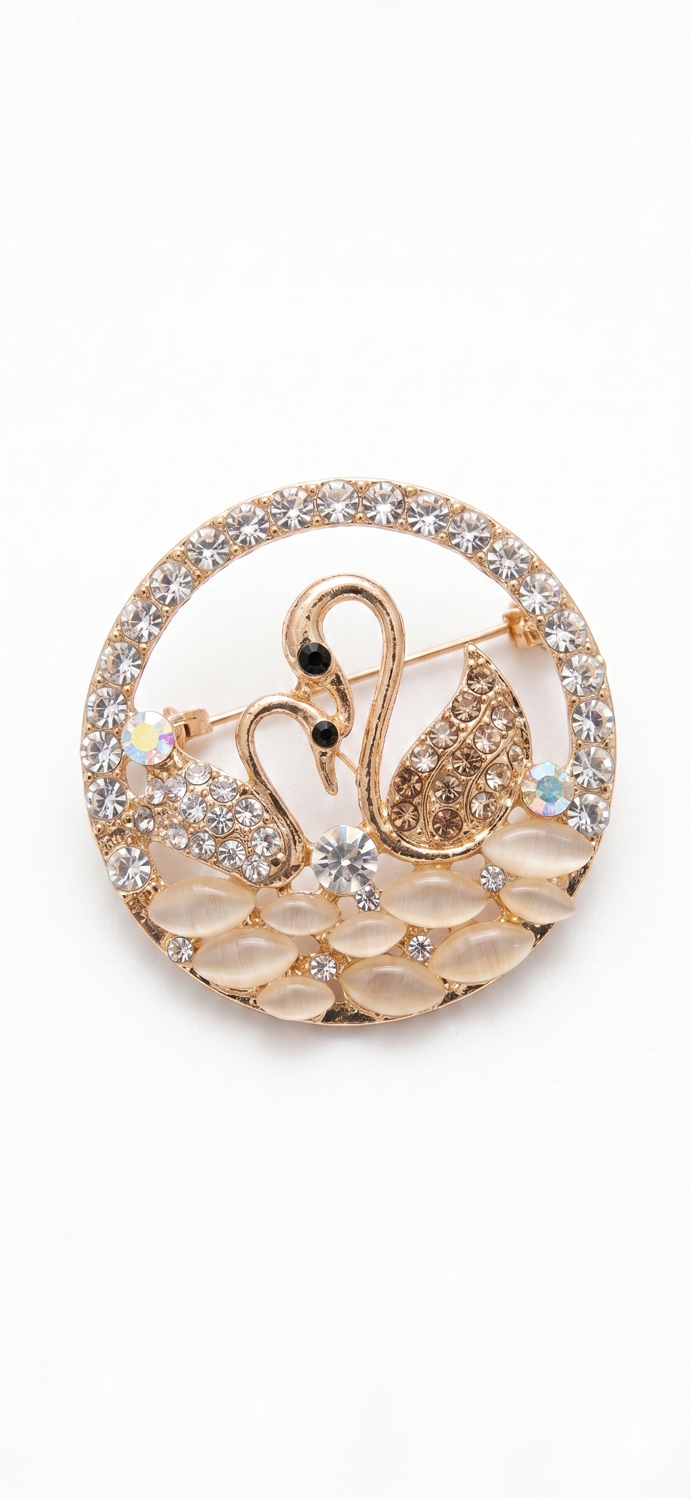 Ethnic Lovebirds brooch