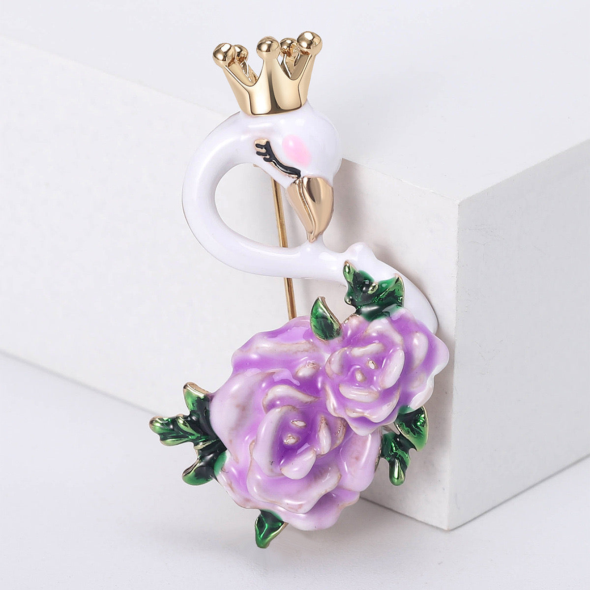 Crown Swan Purple