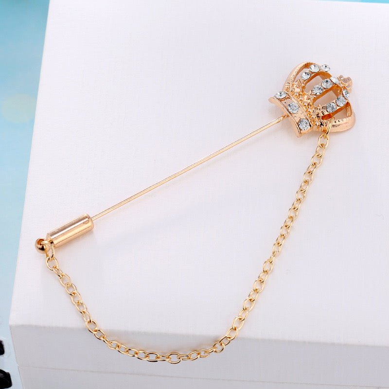 Crown Chain Pin