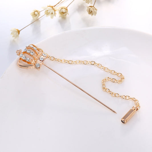 Crown Chain Pin