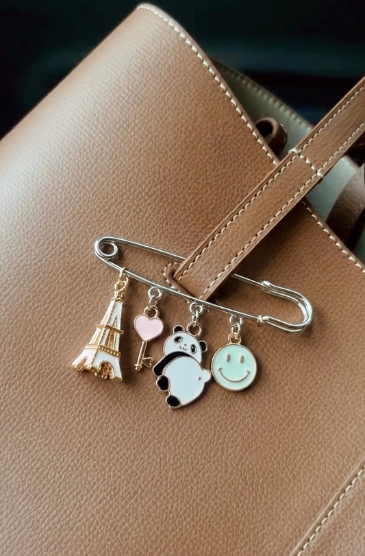 Paris Dream Charm Bag Pin