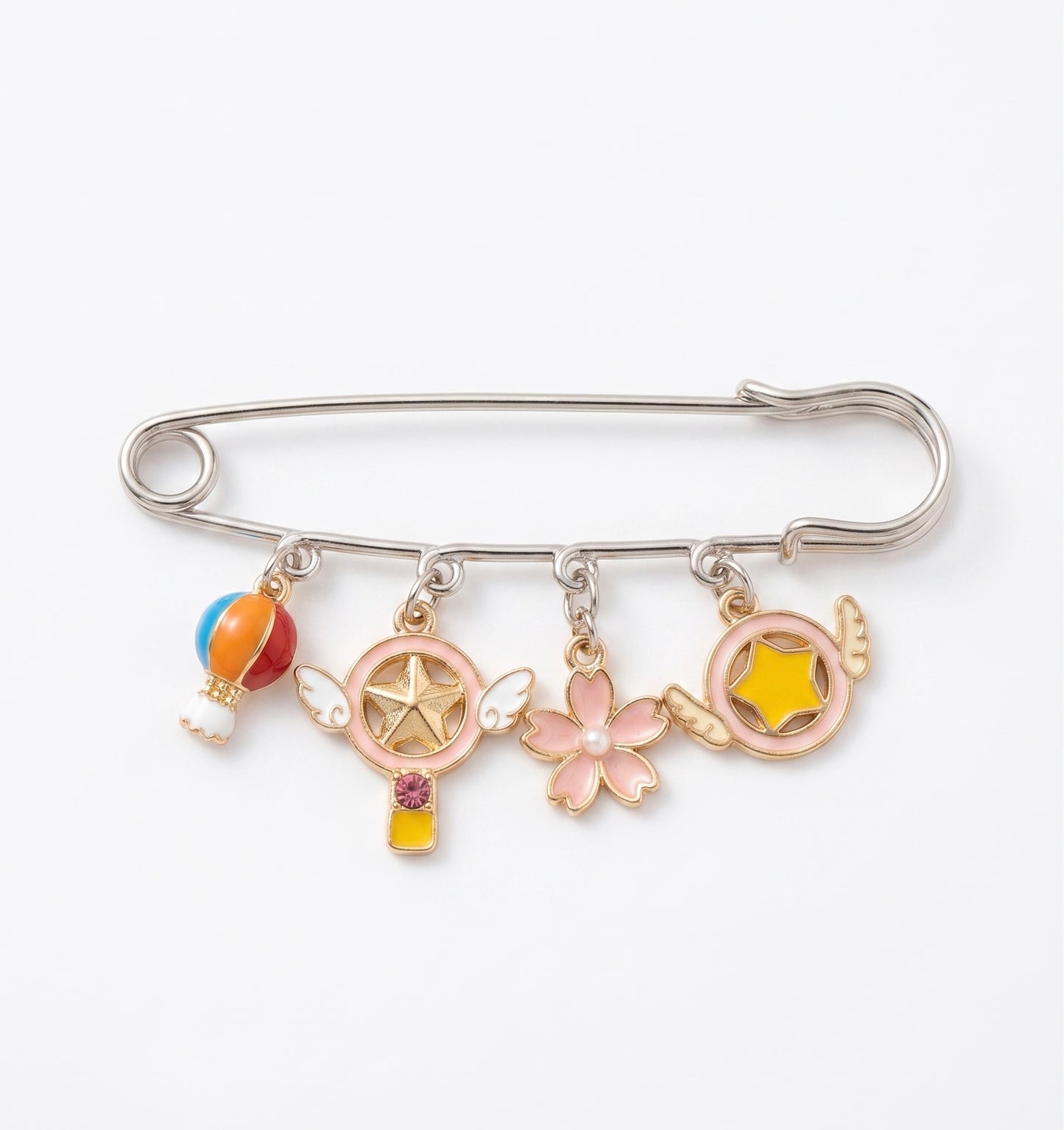 Sakura Magic Charm Bag Pin