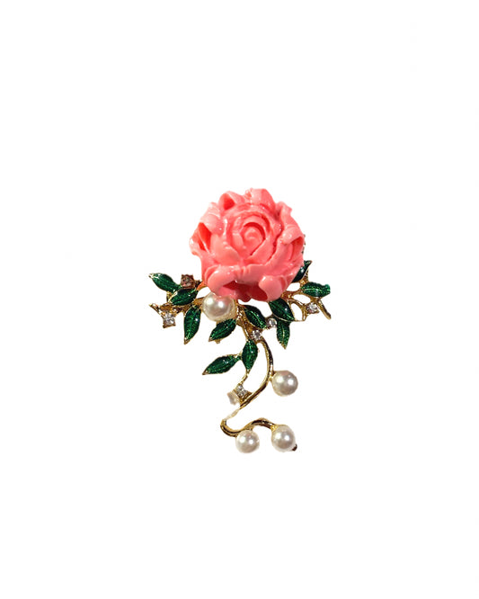 Love in bloom brooch