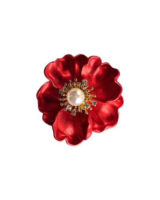 La vie en rose brooch