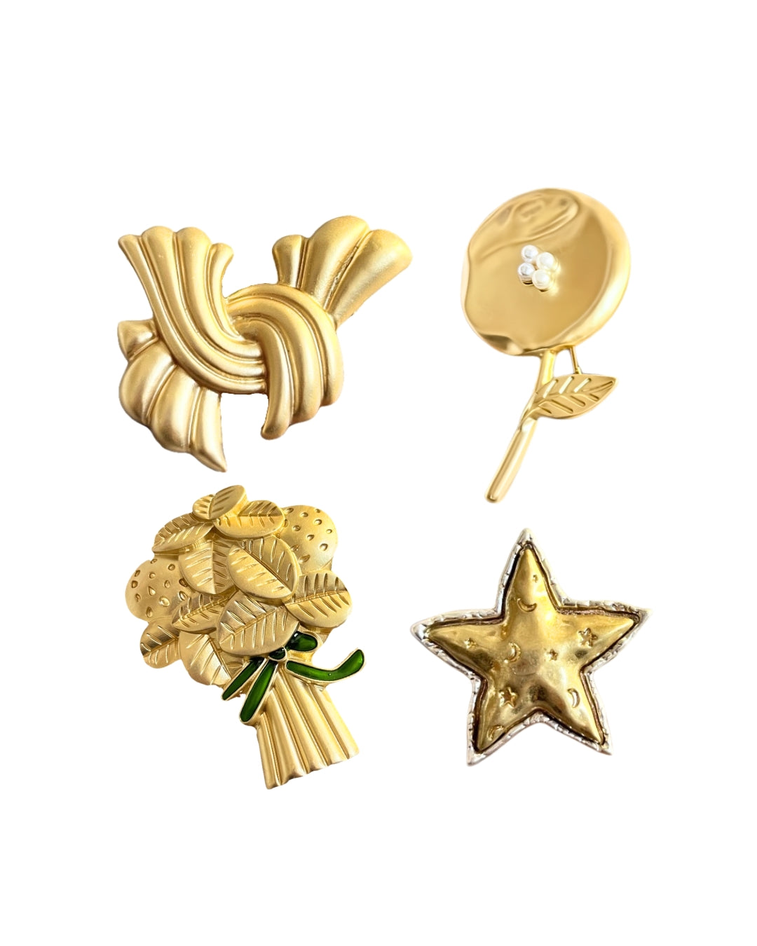 Metal Combo Brooch