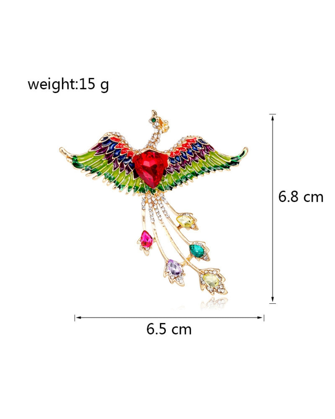 Royal wing brooch