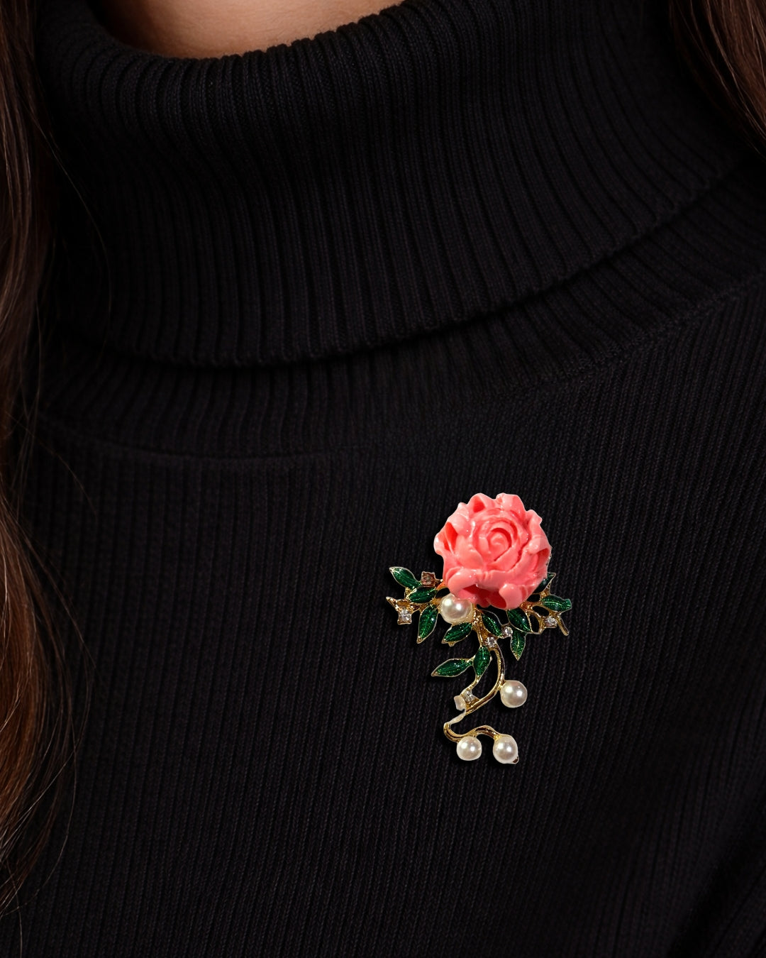 Love in bloom brooch